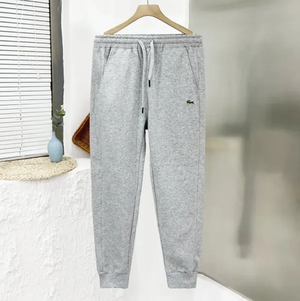 Lacoste Classic Logo Sweatpants Gray - 1