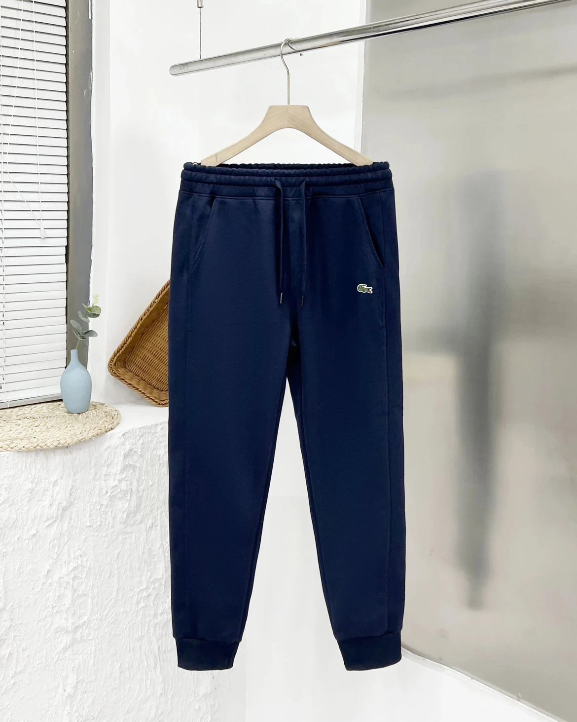 Lacoste Logo-Embroidered Black Polo - 18