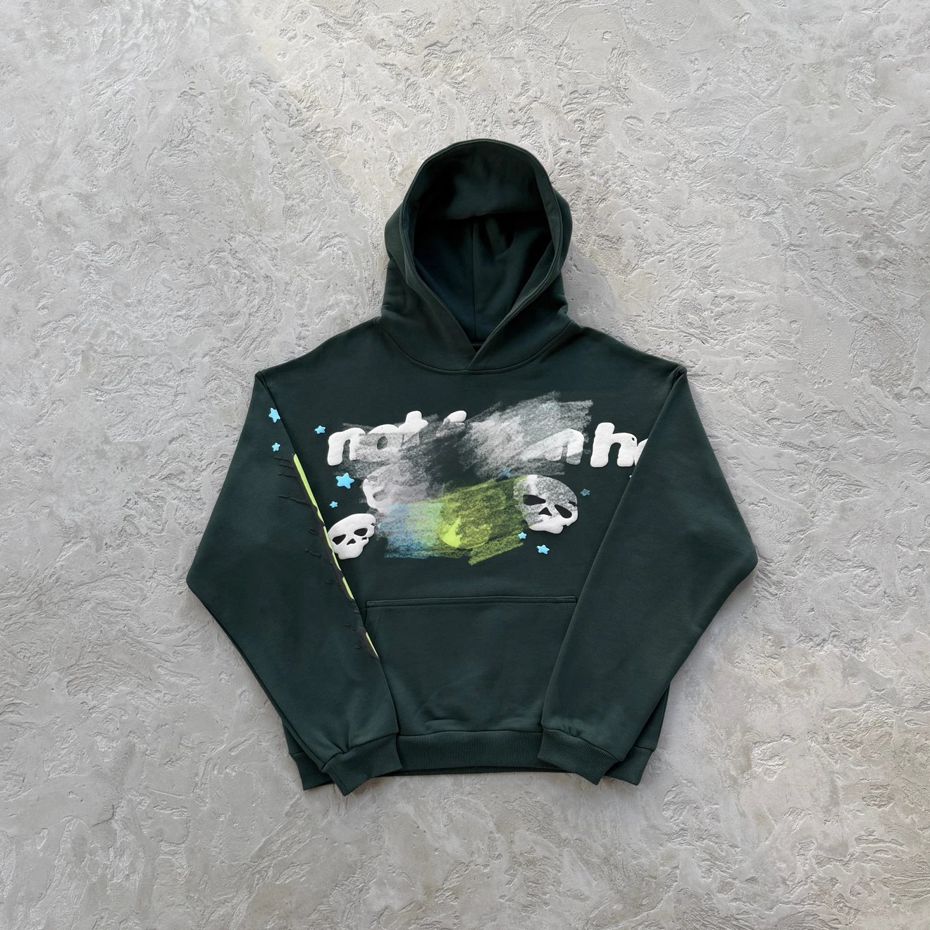Bp166 luminous alien hoodie