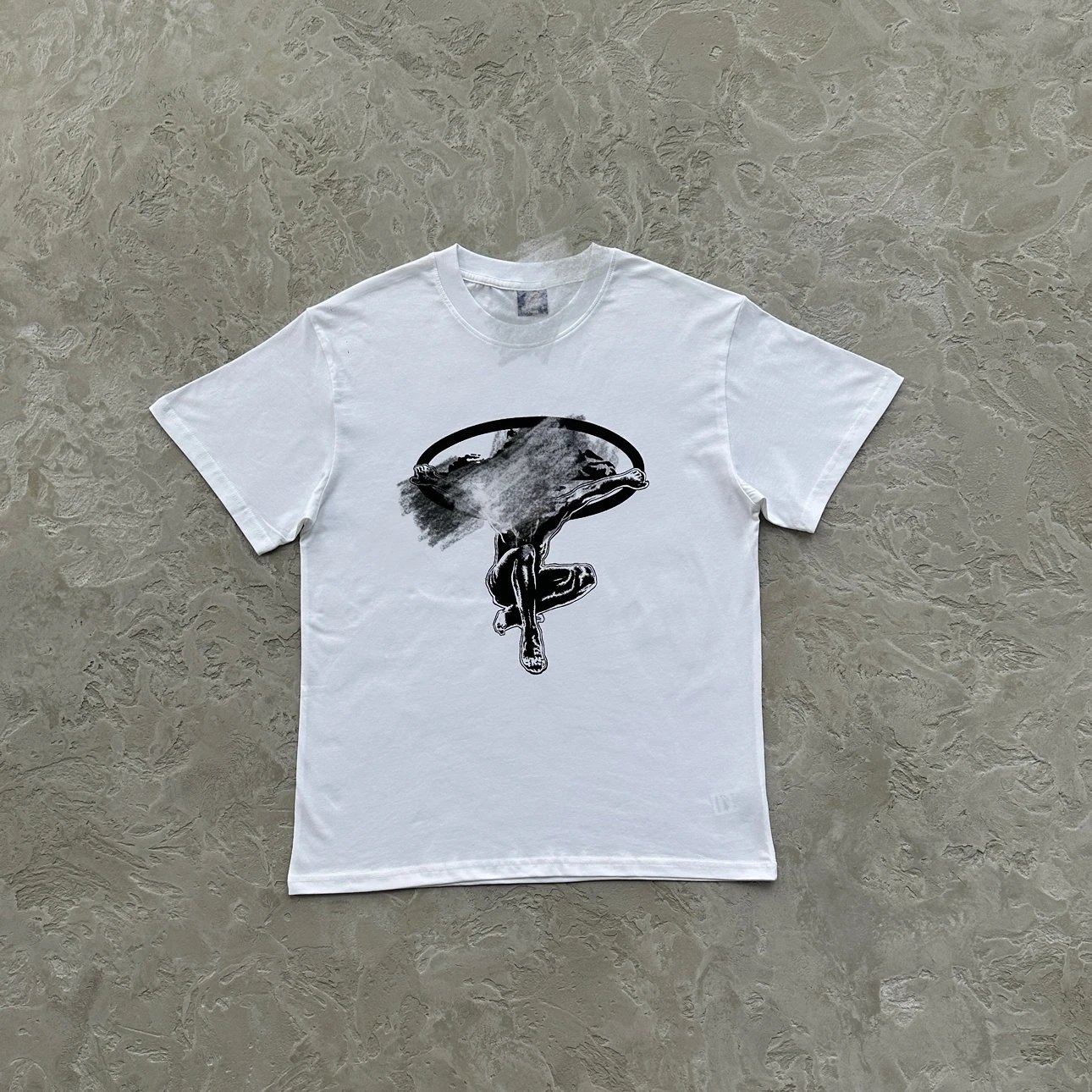 Evil - J Flying Man Sculpture TEE