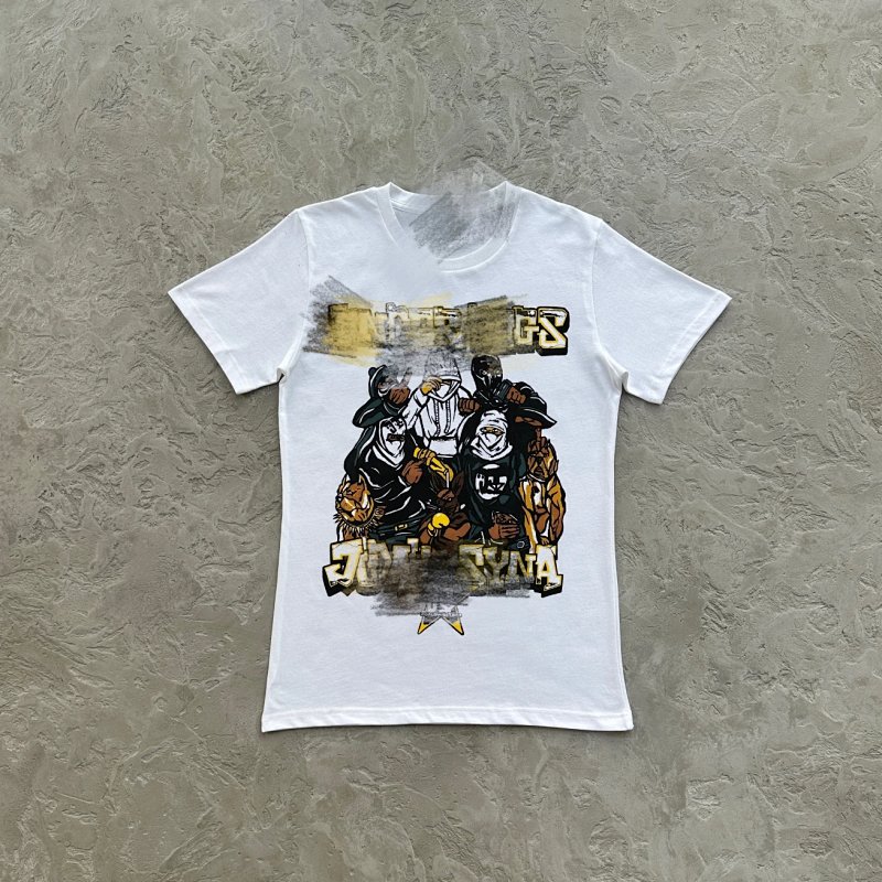 69¥ underdogs ontop short sleeve tee-white