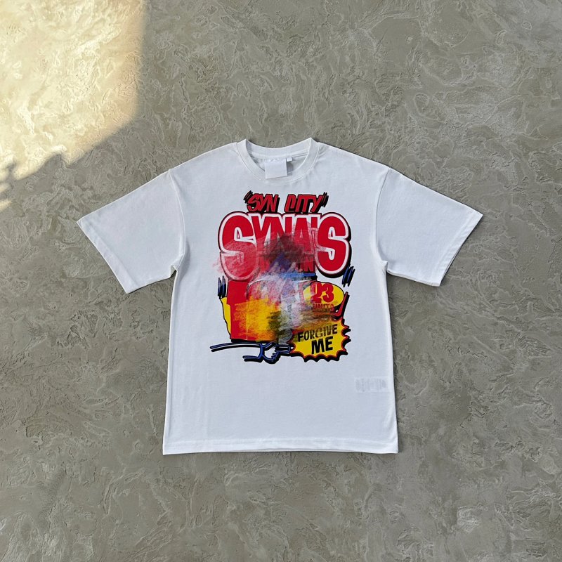 35¥ sy promo tee-White