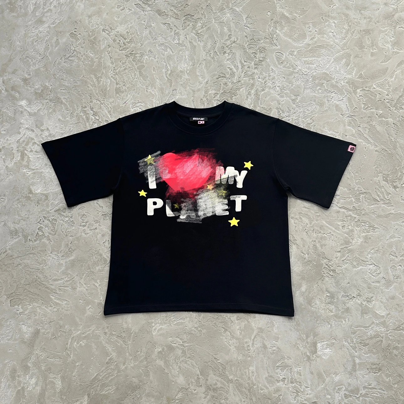 BP157 Love Planet Short Sleeve Midnight Black