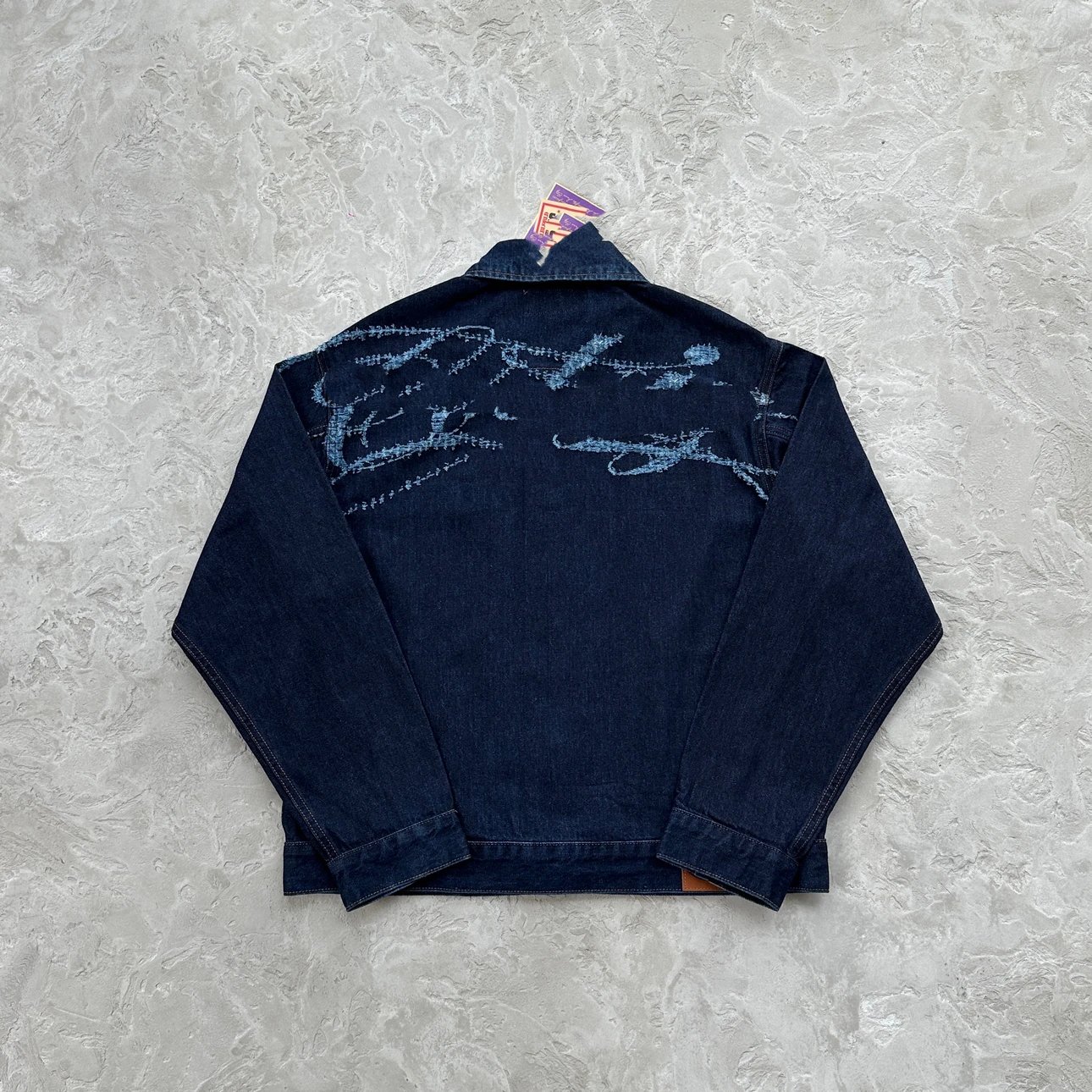 Edged denim jacket