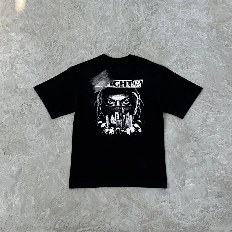35¥ SY LDN FGHT TEE-BLACK