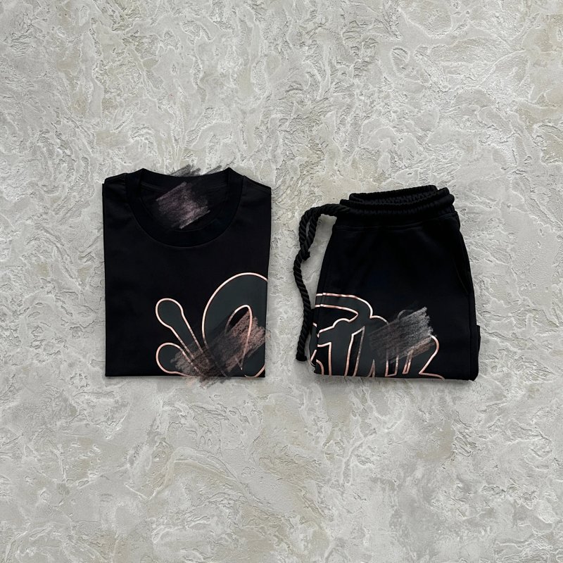 109¥ Syna Men's rose gold  T-shirt set