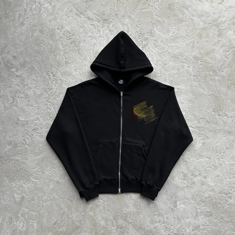 420¥ superior royale zip set-Black and yellow