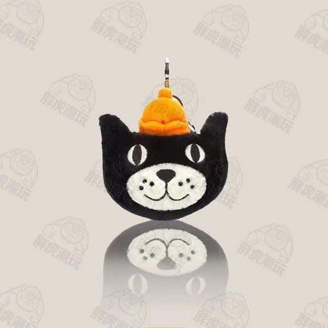 Spot Fat Tiger/JC Geely Cat Bag Cute Plush Pendant Sitting Height 10cm