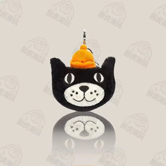 Spot Fat Tiger/JC Geely Cat Bag Cute Plush Pendant Sitting Height 10cm