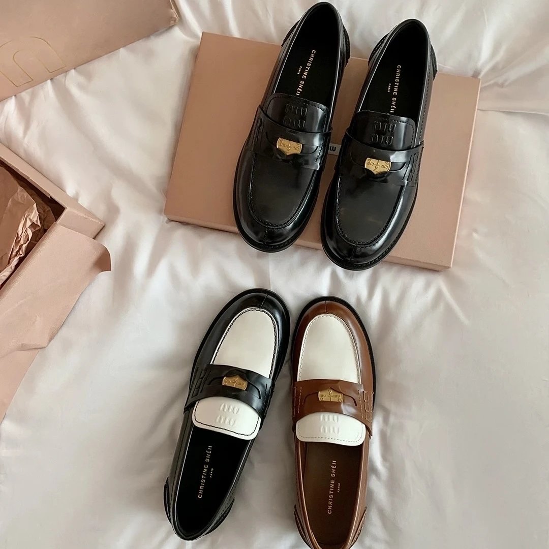 Brown and White