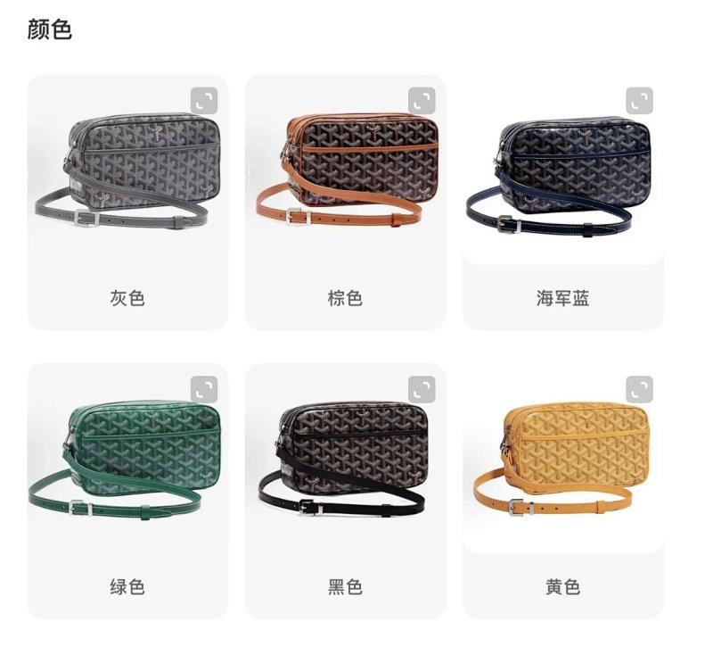 Goyard camera bag