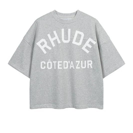 Rhude Côte d'Azur Arch Logo T-Shirt White - 5