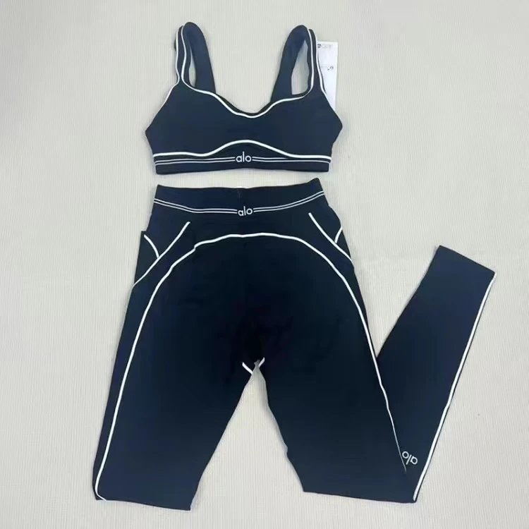 Alo Yoga Studio Collection Pink Activewear Set - 5