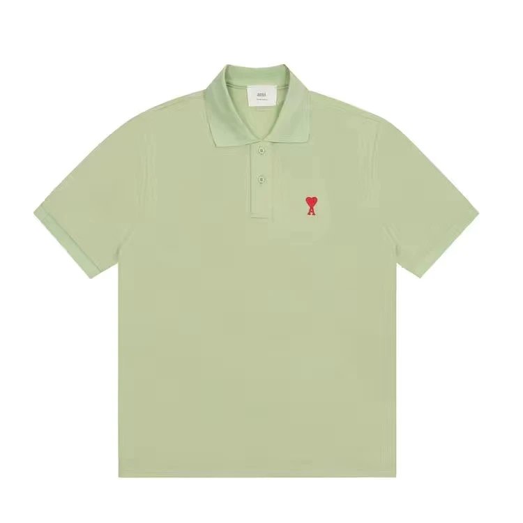Ami Paris Ami de Coeur Pink Polo - 8