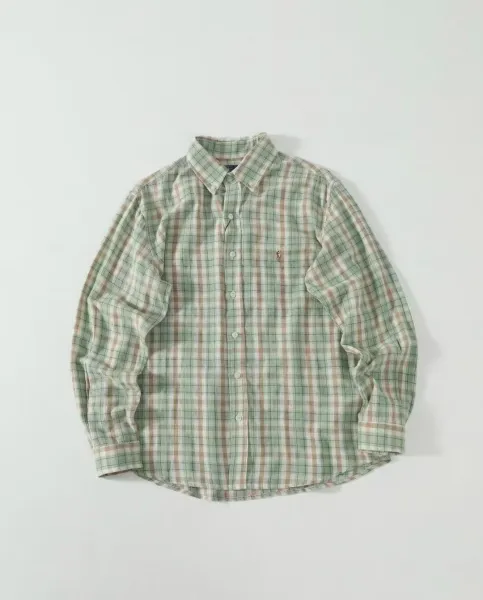 Ralph Lauren Classic Fit Check Shirt Blue White - 4