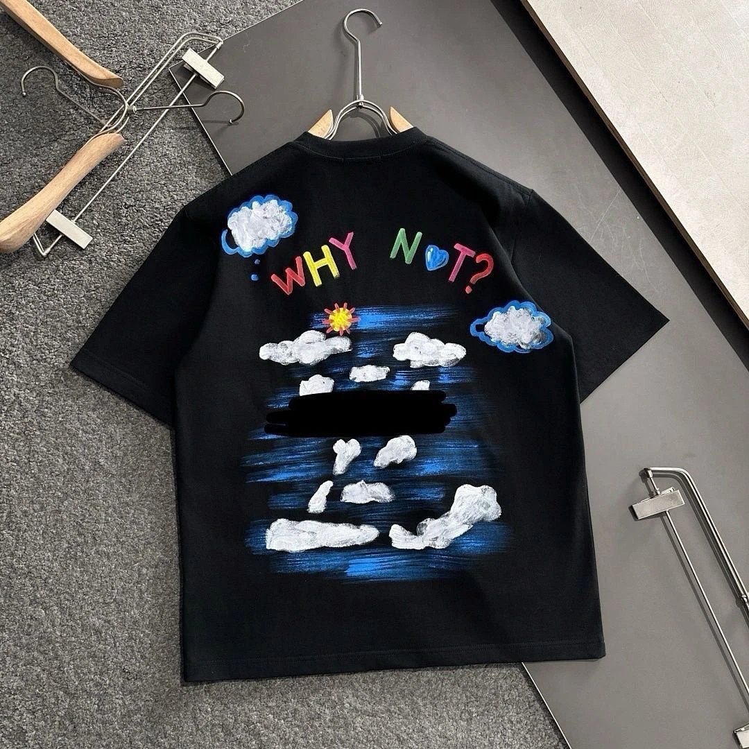 Design Rainbow Cloud Graphic T-Shirt White product detail 4 in Litbuy spreadsheet finds