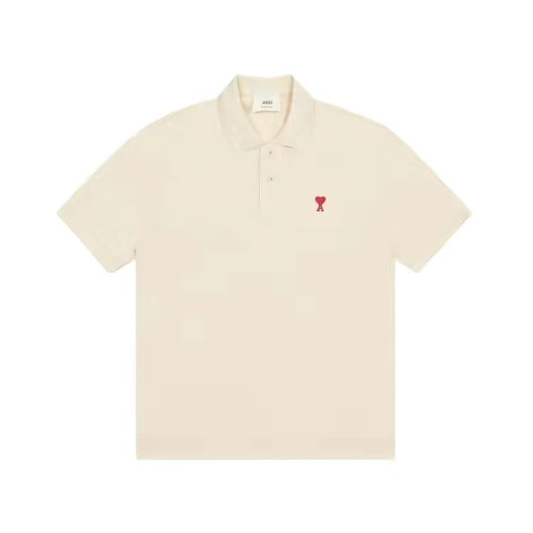 Ami Paris Ami de Coeur Pink Polo - 6