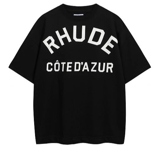 Rhude Côte d'Azur Arch Logo T-Shirt White - 4