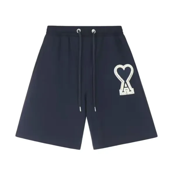 Ami Paris Heart Logo Shorts White - 13