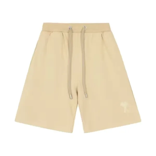 Ami Paris Heart Logo Shorts White - 6