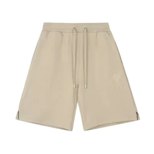 Ami Paris Heart Logo Shorts White - 12