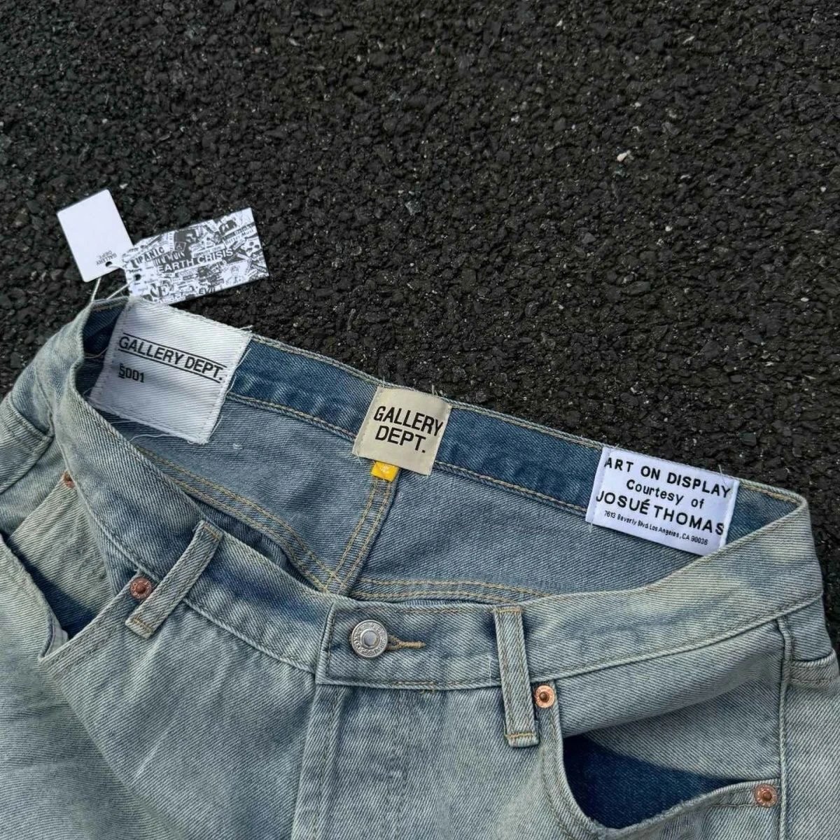 Washed Denim Jeans photo 6