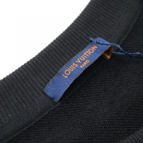 Louis Vuitton Monogram Gradient Embroidery Hoodie White and Black - 6