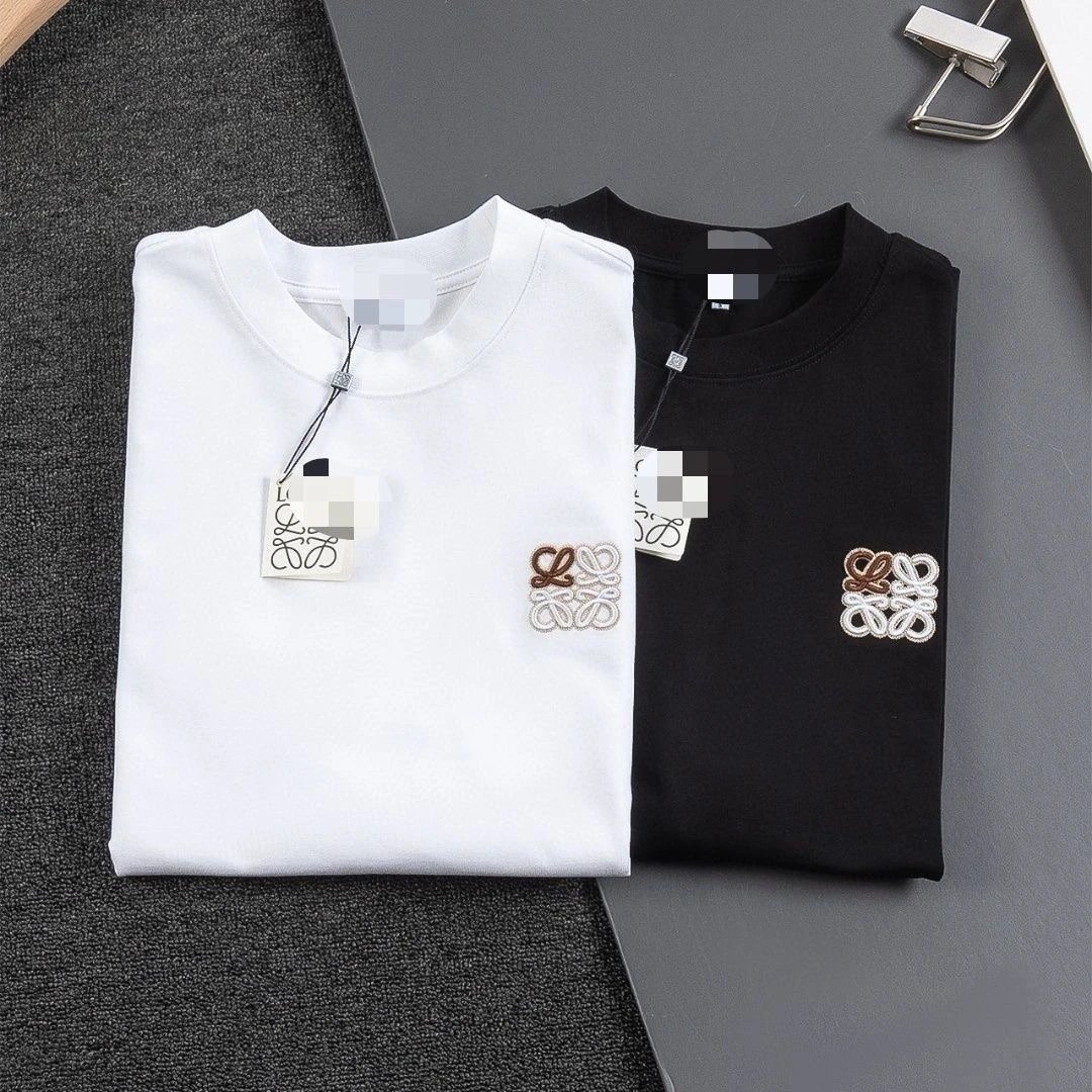 Loewe Anagram White Black Crewneck T-Shirt