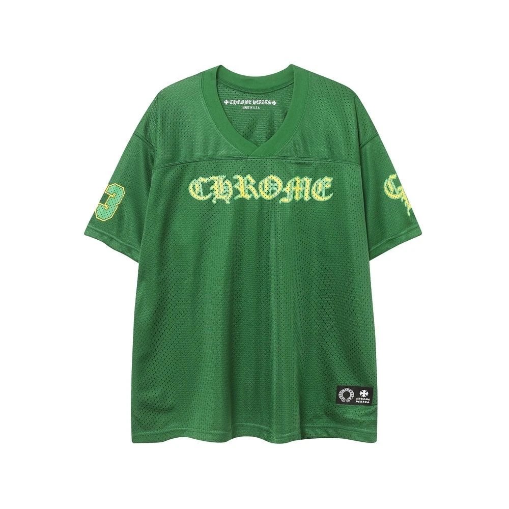 Green short sleeved shirt