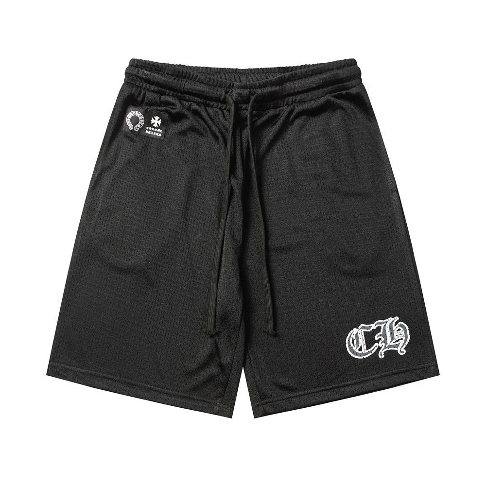 black shorts
