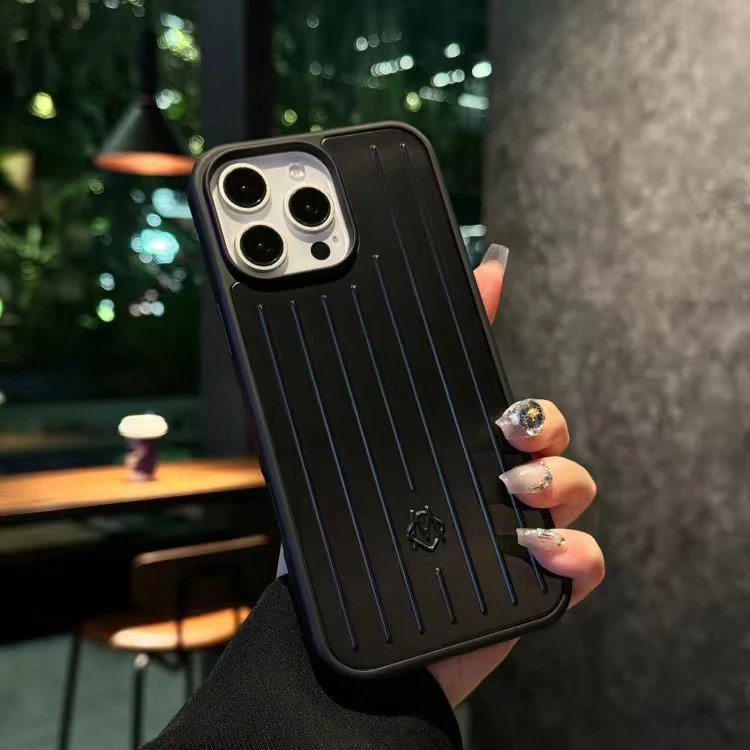 RIMOWA Phone Cases Ribbed aluminum alloy case compatible with iPhone 12–16 Pro Max image 3