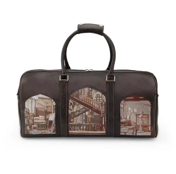 Design Tapestry Duffle Bag Black - 2