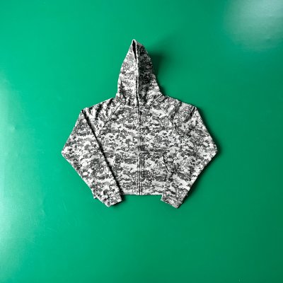 Mertra Glitch Zip Up Grey