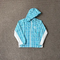 thumbnail for ME asymmetrical plaid jacket