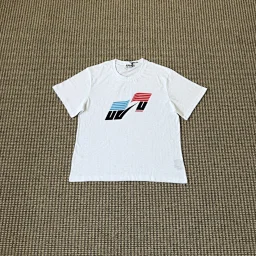 thumbnail for U-red and blue print short sleeves