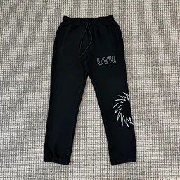 thumbnail for U-white printed sweatpants