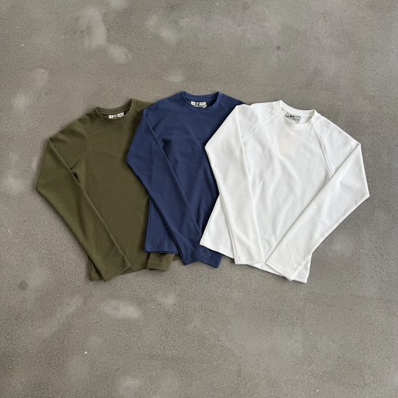 Special Offer DP - Solid Color Waffle Long Sleeve