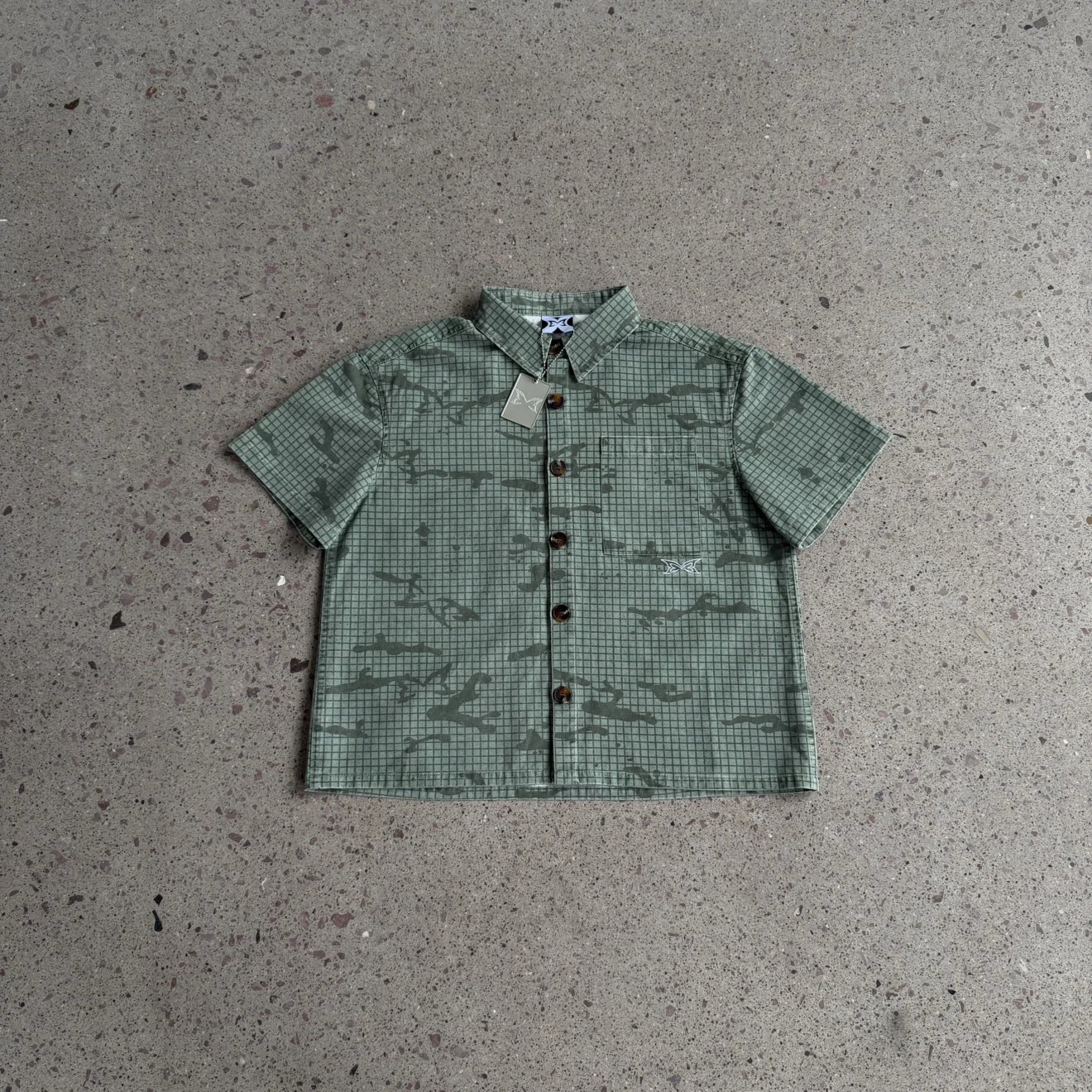 Mertra Camo Cropped Shirts