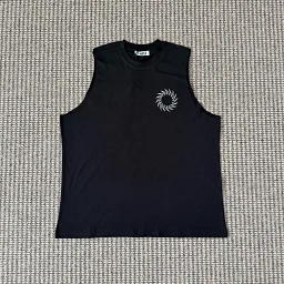 thumbnail for U-white print sleeveless