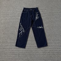 Dershutze flower pattern denim jeans — seller photo 2