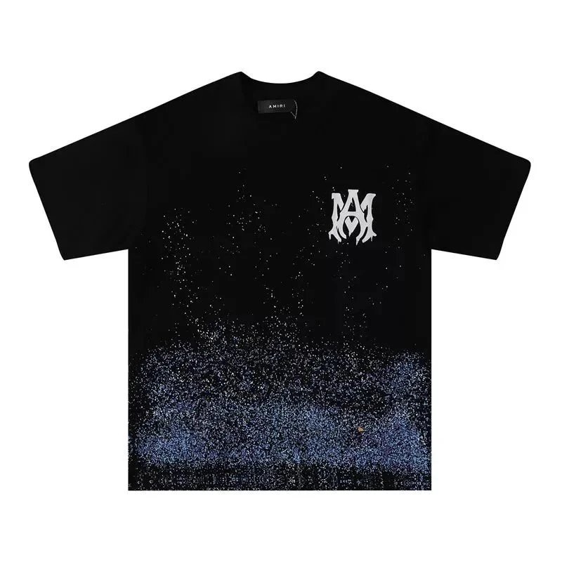 Starry Sky Print Pure Cotton T-Shirt photo 8
