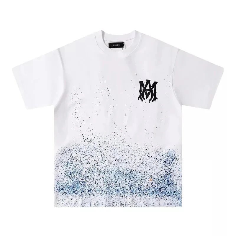 Starry Sky Print Pure Cotton T-Shirt photo 6