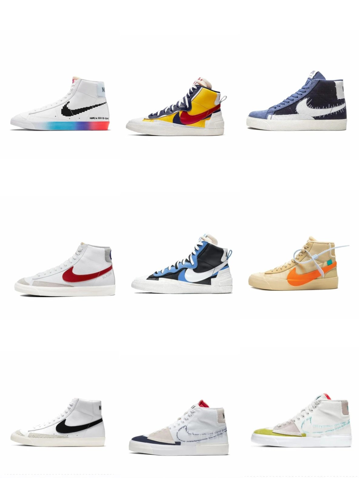 Nike x Off-White Blazer Mid 'University Orange' Sneakers - 2