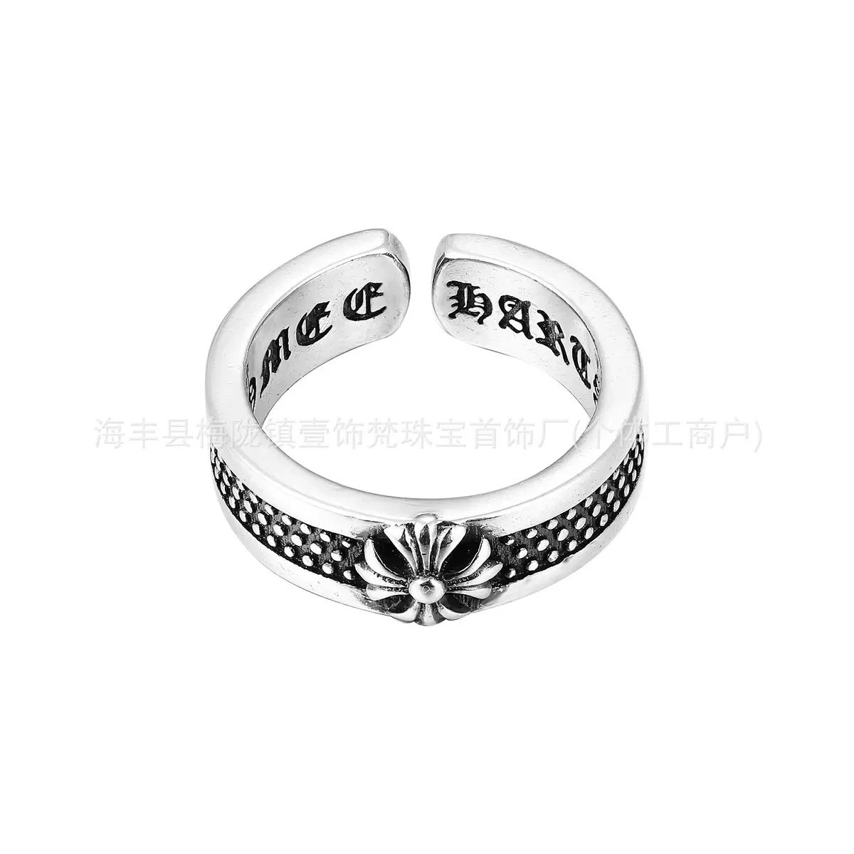 Design Open Cuff Ring with Crystal Accents Gold Jewelry - 4