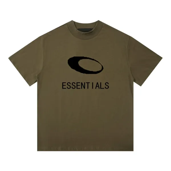 Fear of God Essentials Essentials Logo Graphic Olive T-Shirt T-Shirts - 3
