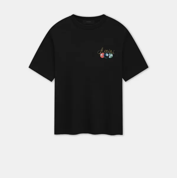 Amiri Billiards Graphic Black T-Shirt - 1