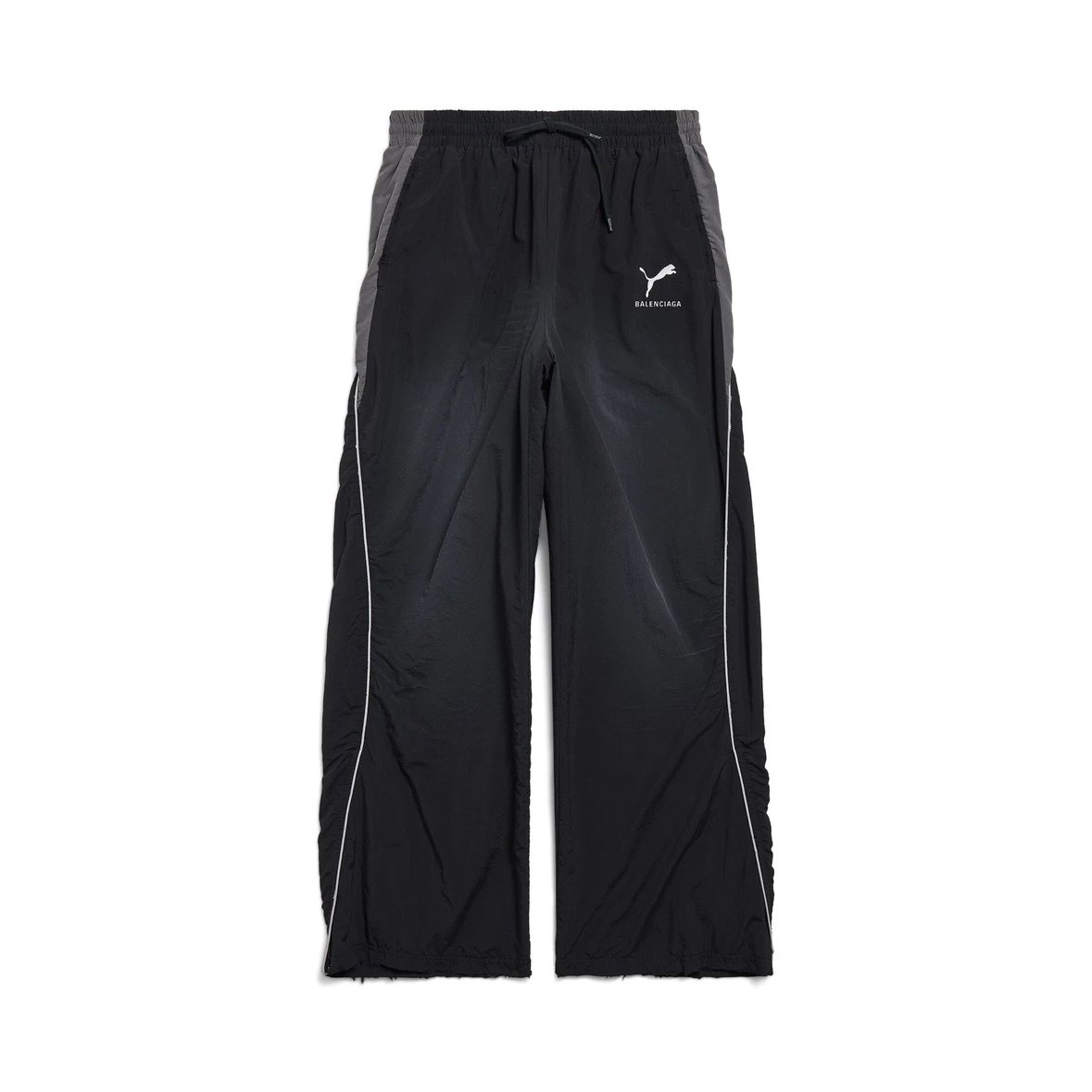 #Dbmade defect clearance! Ball x Pum/Retro Splicing, Collision Edges, Water Washed Damaged Sports Pants