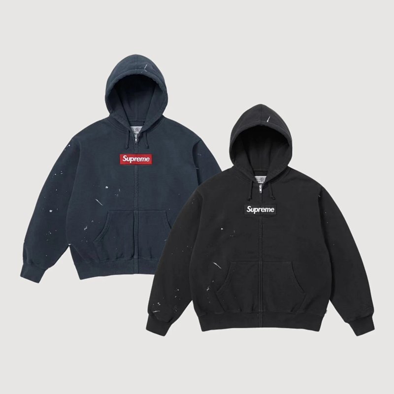 Supreme Sup X MM6 Box Logo Ykk5