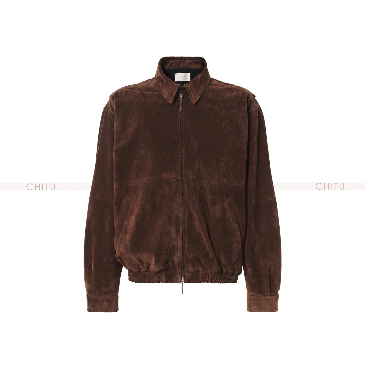 【 In stock 】 CHITU's independent TR Ronan leather jacket | Rare top ji high silk shiny cow suede | Inner 100% cashmere | Pocket 100% silk | Genuine top luxury leather jacket made of cowhide ➕ cashmere ➕ silk