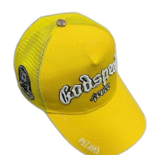 Godspeed x Fender Yellow Mesh Baseball Cap - 9